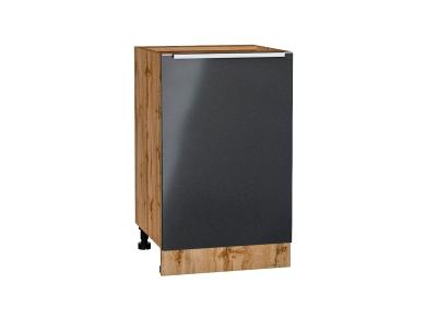 Шкаф нижний Фьюжн 500 Anthracite / Дуб Вотан