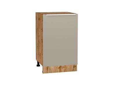 Шкаф нижний Фьюжн 500 Silky Grey / Дуб Вотан