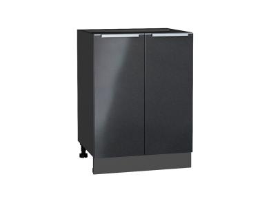 Шкаф нижний Фьюжн 600 Anthracite / Graphite