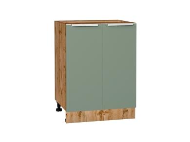 Шкаф нижний Фьюжн 600 Silky Mint / Дуб Вотан