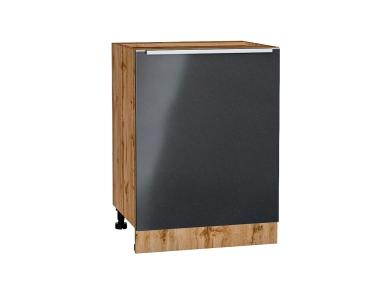 Шкаф нижний Фьюжн 600М Anthracite / Дуб Вотан