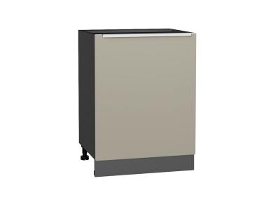 Шкаф нижний Фьюжн 600М Silky Grey / Graphite