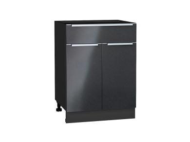 Шкаф нижний с 1 ящиком Фьюжн 601М Anthracite / Graphite