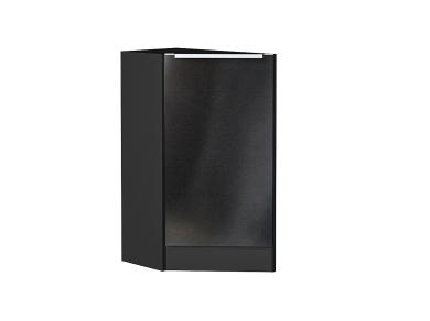 Шкаф нижний торцевой Фьюжн 300 (прав.) Graphite / Anthracite