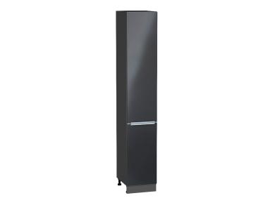 Шкаф пенал Фьюжн 400Н (для верхних шкафов 920) Anthracite / Graphite