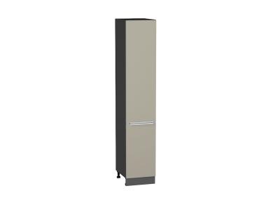 Шкаф пенал Фьюжн 400 (для верхних шкафов 720) Silky Grey / Graphite