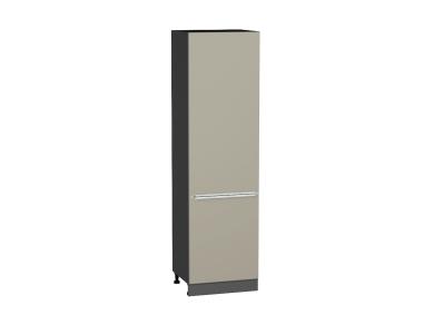 Шкаф пенал Фьюжн 600 (для верхних шкафов 720) Silky Grey / Graphite