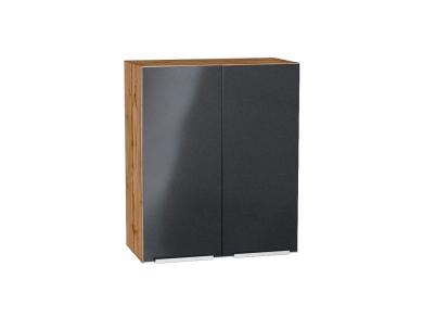 Шкаф верхний Фьюжн 600 Anthracite / Дуб Вотан