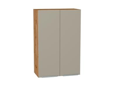Шкаф верхний Фьюжн 600Н Silky Grey / Дуб Вотан