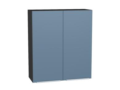 Шкаф верхний Фьюжн 800Н Silky Blue / Graphite