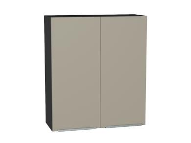 Шкаф верхний Фьюжн 800Н Silky Grey / Graphite