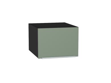 Шкаф верхний горизонтальный с увеличенной глубиной Фьюжн 510 Silky Mint / Graphite