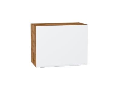 Шкаф верхний горизонтальный Фьюжн 600Н Silky White / Дуб Вотан