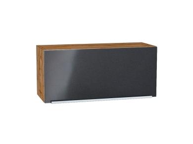 Шкаф верхний горизонтальный Фьюжн 800 Anthracite / Дуб Вотан