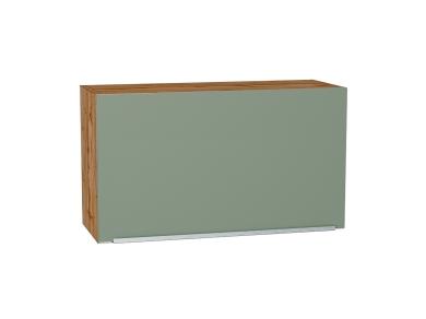 Шкаф верхний горизонтальный Фьюжн 800Н Silky Mint / Дуб Вотан