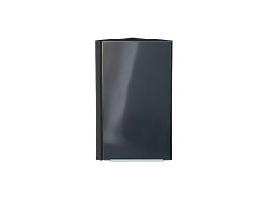 Шкаф верхний торцевой Фьюжн 300 Anthracite / Graphite
