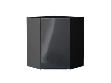 Шкаф верхний угловой Фьюжн 590 Anthracite / Graphite