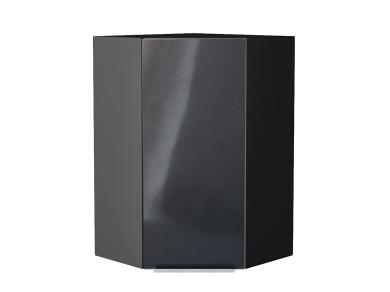 Шкаф верхний угловой Фьюжн 590Н Anthracite / Graphite