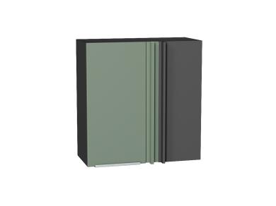 Шкаф верхний прямой угловой Фьюжн 700 Silky Mint / Graphite