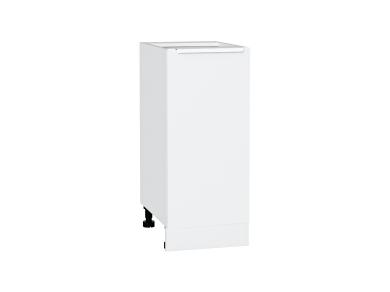 Шкаф нижний Фьюжн 350 Silky White / Белый
