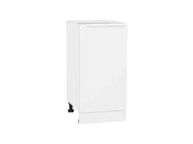 Шкаф нижний Фьюжн 400 Silky White / Белый