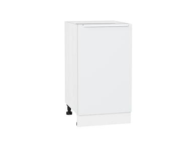 Шкаф нижний Фьюжн 450 Silky White / Белый