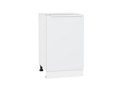 Шкаф нижний Фьюжн 500 Silky White / Белый