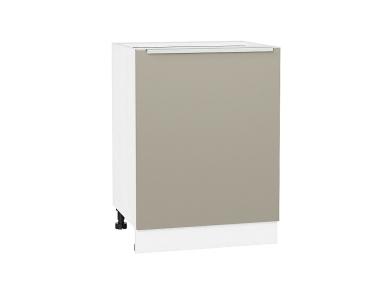 Шкаф нижний Фьюжн 600М Silky Grey / Белый