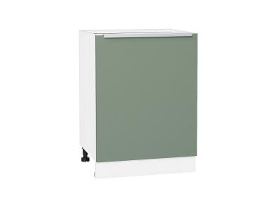 Шкаф нижний Фьюжн 600М Silky Mint / Белый