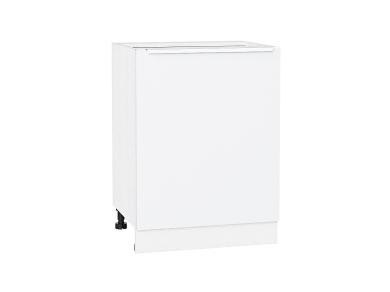 Шкаф нижний Фьюжн 600М Silky White / Белый