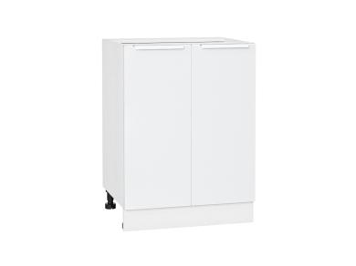 Шкаф нижний Фьюжн 600 Silky White / Белый