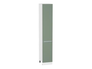Шкаф пенал Фьюжн 400Н (для верхних шкафов 920) Silky Mint / Белый