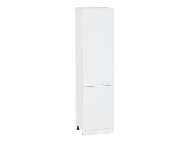 Шкаф пенал Фьюжн 600Н (для верхних шкафов 920) Silky White / Белый