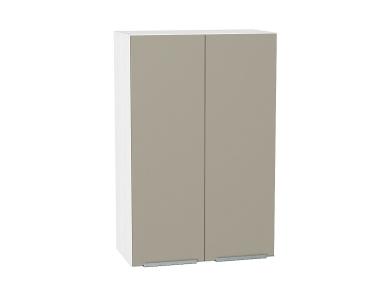 Шкаф верхний Фьюжн 600Н Silky Grey / Белый