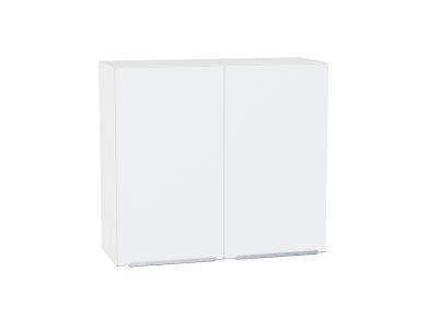 Шкаф верхний Фьюжн 800 Silky White / Белый