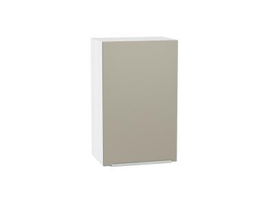 Шкаф верхний Фьюжн 450 Silky Grey / Белый