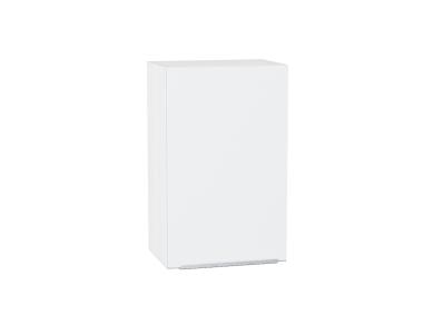 Шкаф верхний Фьюжн 450 Silky White / Белый