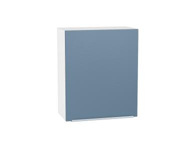 Шкаф верхний Фьюжн 600М Silky Blue / Белый