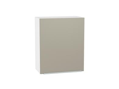 Шкаф верхний Фьюжн 600М Silky Grey / Белый