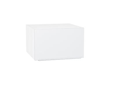 Шкаф верхний горизонтальный с увеличенной глубиной Фьюжн 610 Silky White / Белый