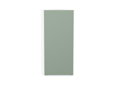 Шкаф верхний торцевой Фьюжн 300Н Silky Mint / Белый