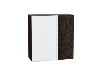 Шкаф верхний прямой угловой Фьюжн 700Н Silky White / Белый