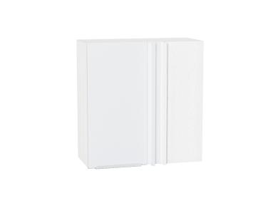 Шкаф верхний прямой угловой Фьюжн 700 Silky White / Белый