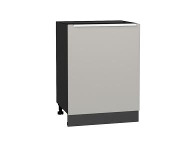 Шкаф нижний Фьюжн 600М Silky Light Grey / Graphite