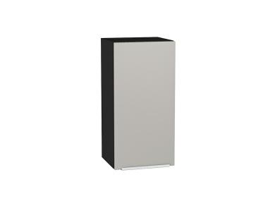 Шкаф верхний Фьюжн 350 Silky Light Grey / Graphite
