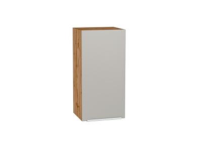 Шкаф верхний Фьюжн 350 Silky Light Grey / Дуб Вотан
