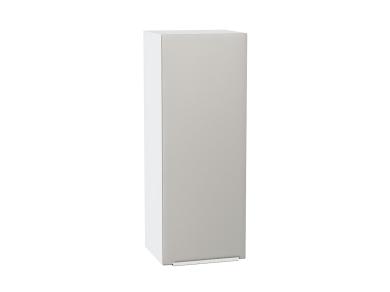 Шкаф верхний Фьюжн 350Н Silky Light Grey / Белый