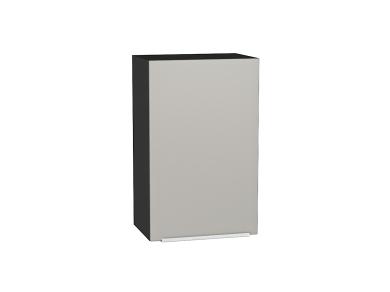 Шкаф верхний Фьюжн 450 Silky Light Grey / Graphite