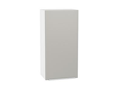 Шкаф верхний Фьюжн 450Н Silky Light Grey / Белый