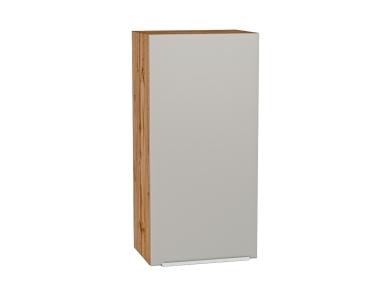 Шкаф верхний Фьюжн 450Н Silky Light Grey / Дуб Вотан